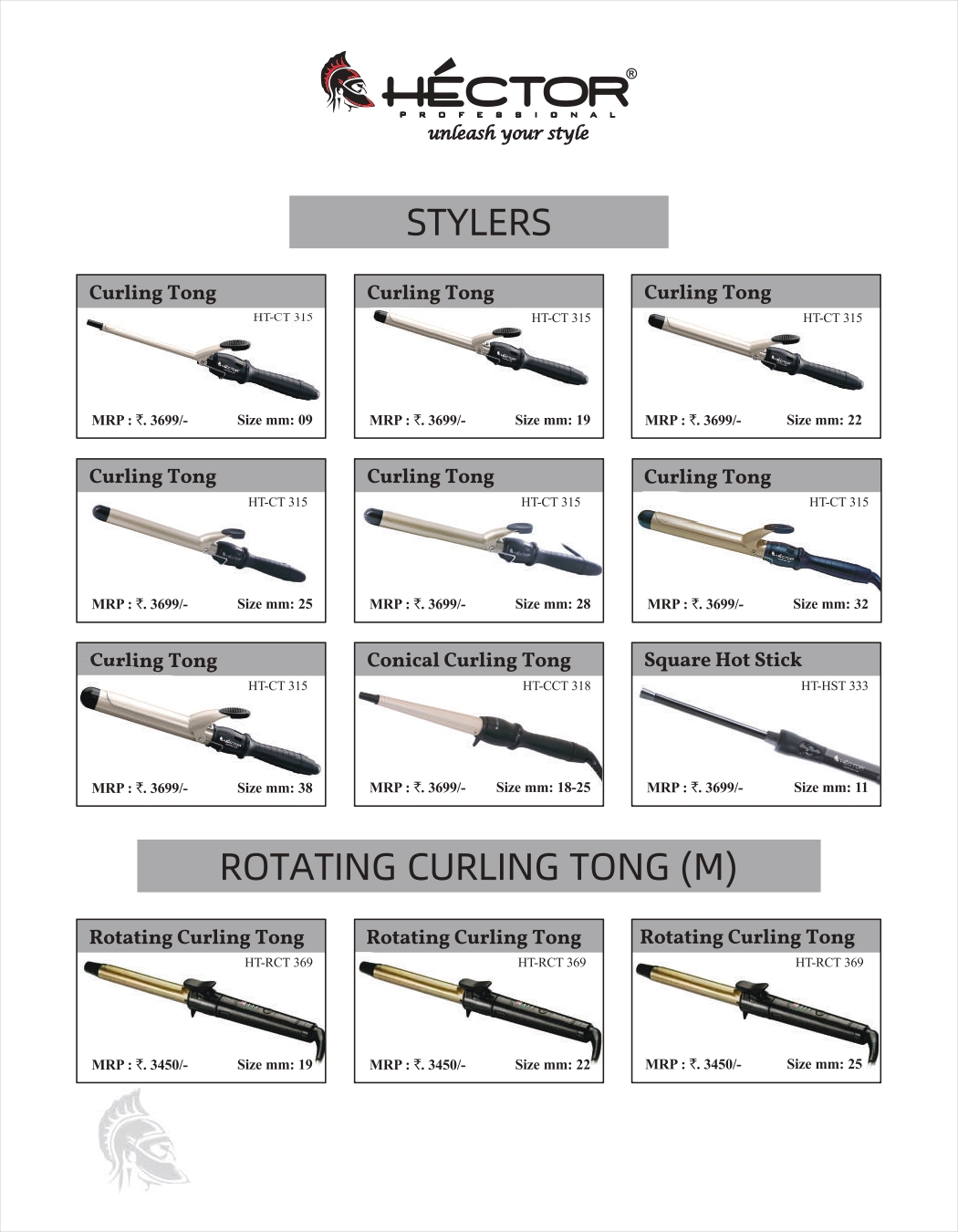 Stylers & Curling Tongs